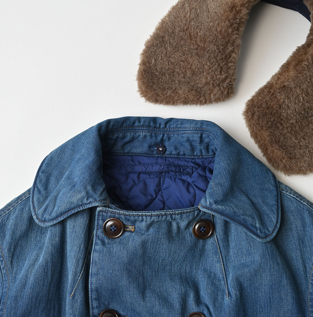 Light Mon Brown x Quilting Annie W Blouson Distressed