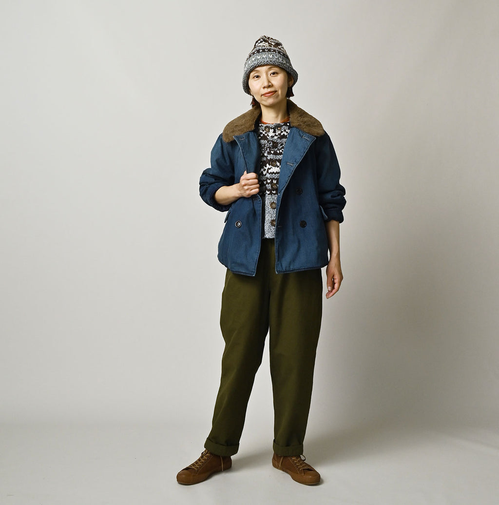 Light Mon Brown x Quilting Annie W Blouson Distressed