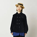 Indigo Velvet W Petit Coverall