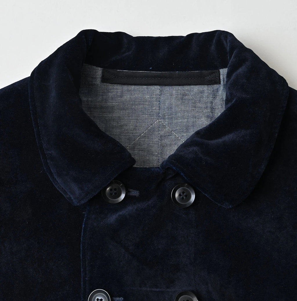 Indigo Velvet W Petit Coverall