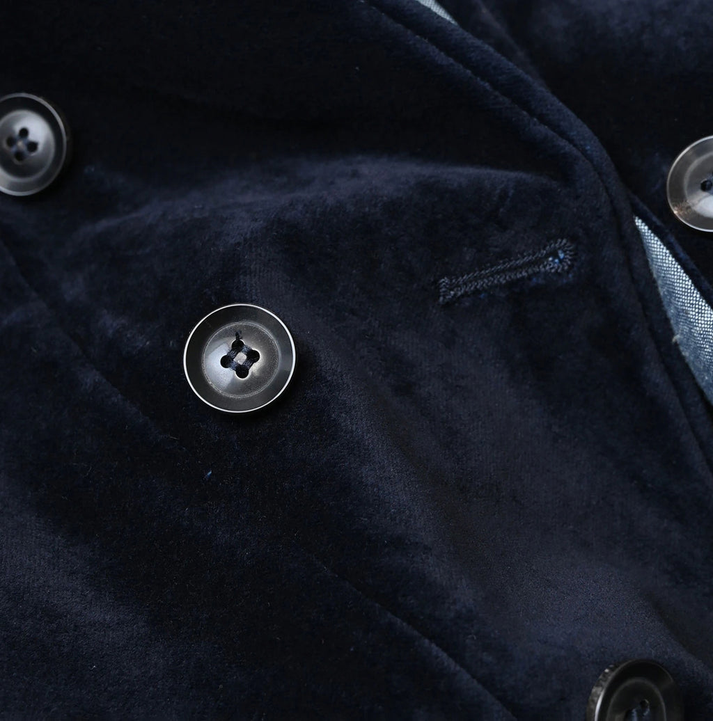 Indigo Velvet W Petit Coverall