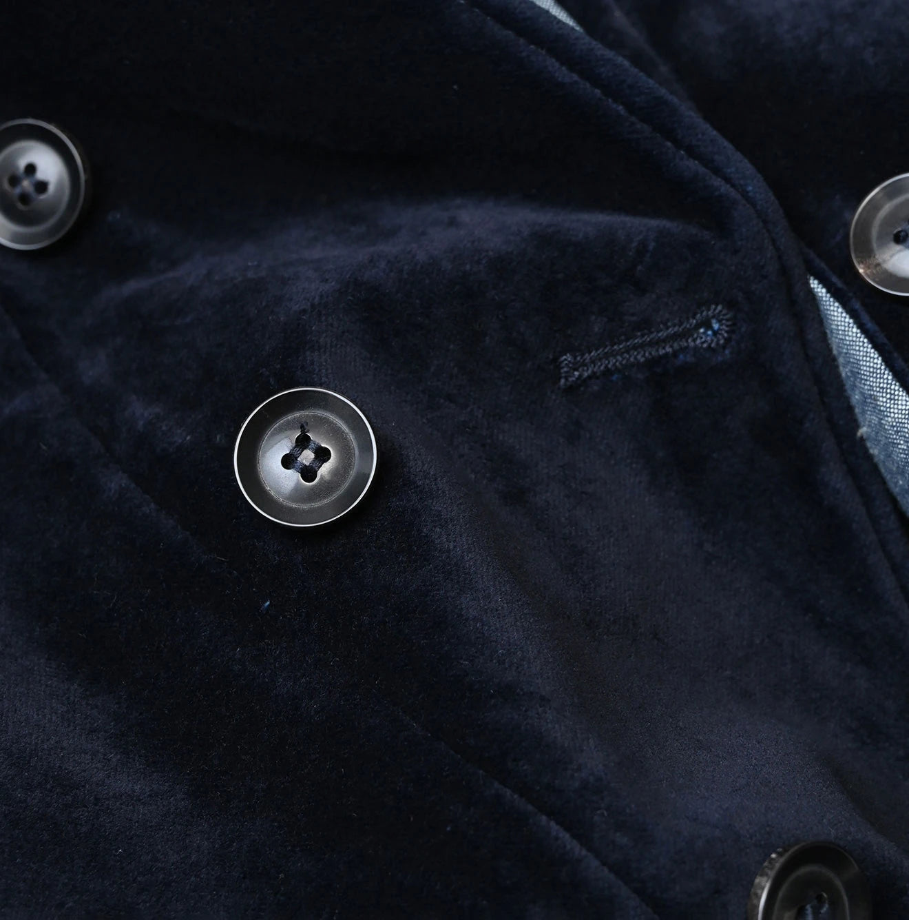 Indigo Velvet W Petit Coverall