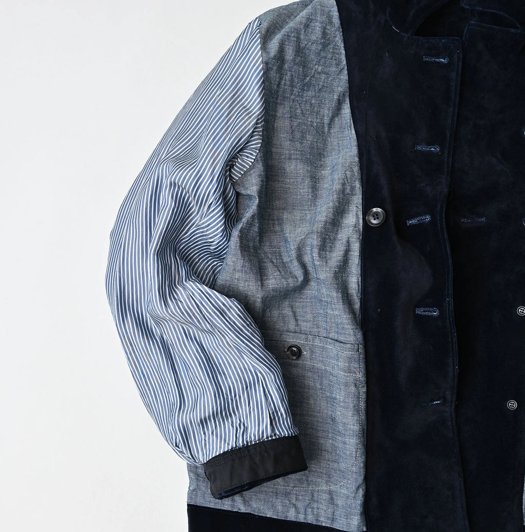 Indigo Velvet W Petit Coverall