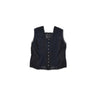 Indigo Supima Batiste Cutwork No Sleeve T-shirt Indigo