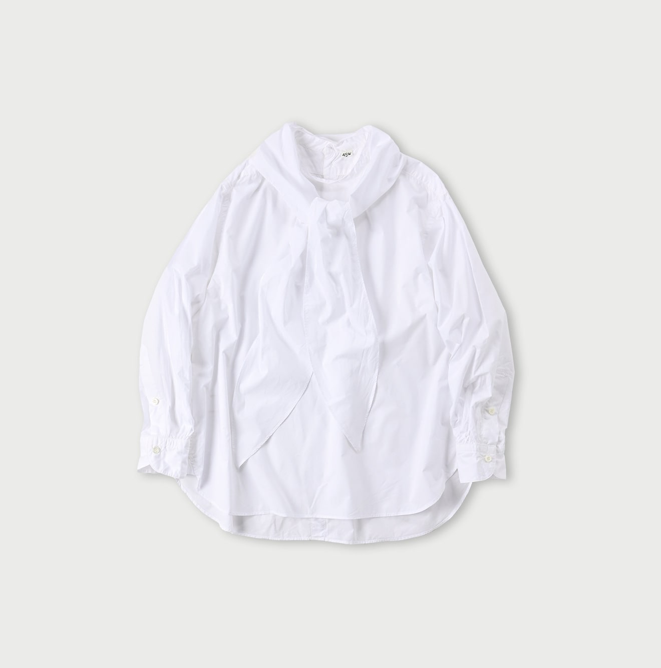 Batiste Ribbon Blouse White