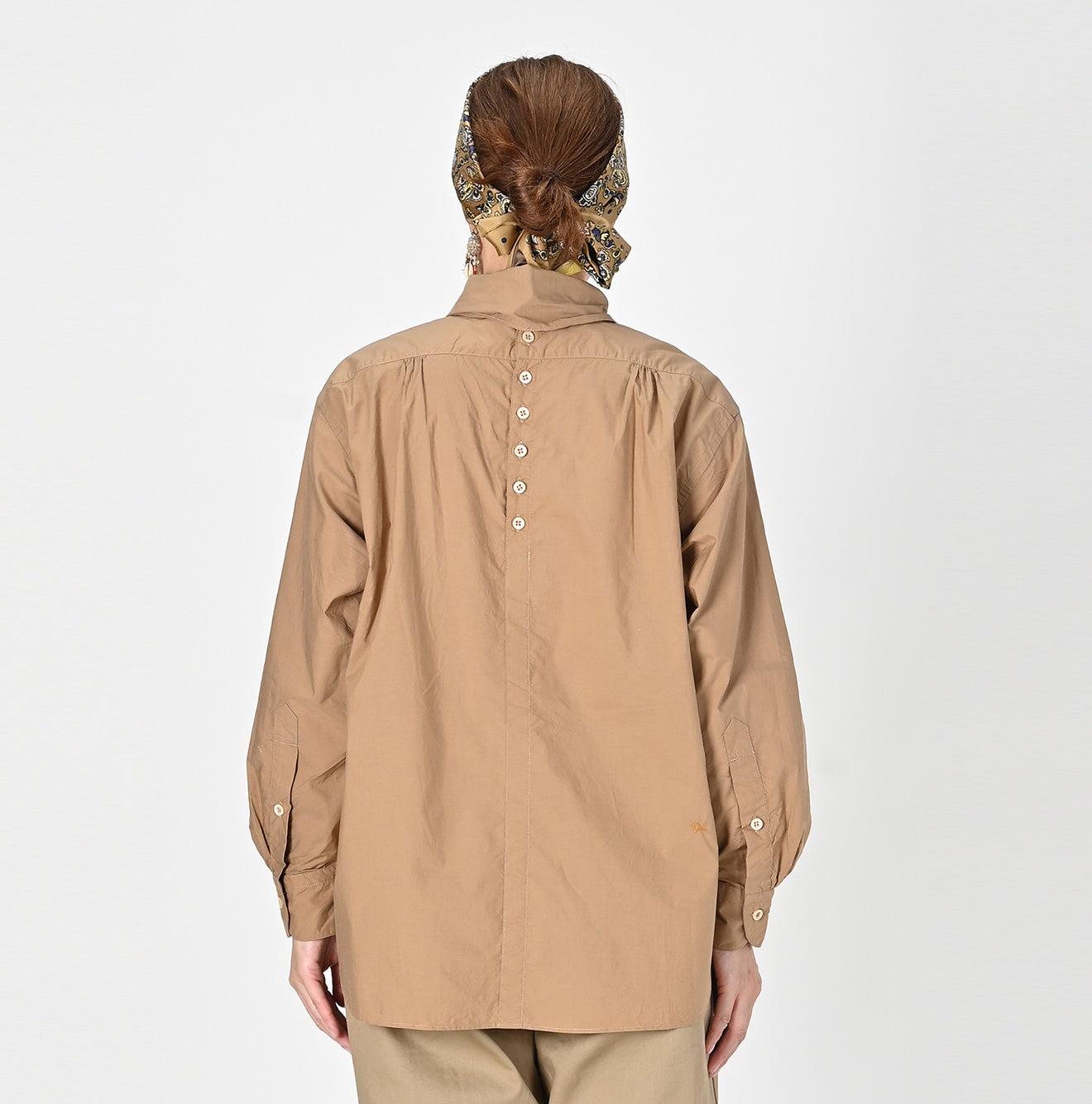 Batiste Ribbon Blouse Female Model