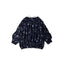 Indigo 45 Gauze Antique Flower Print Shirring Blouse