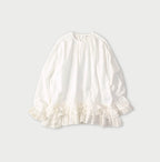 Khadi x Feather Khadi Silk Peplum Frill de T-shirt