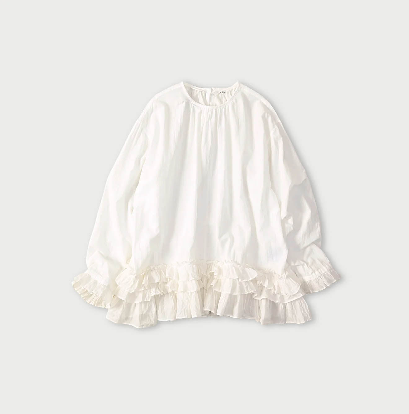 Khadi x Feather Khadi Silk Peplum Frill de T-shirt