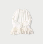Khadi x Feather Khadi Silk Peplum Frill de T-shirt