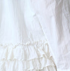 Khadi x Feather Khadi Silk Peplum Frill de T-shirt