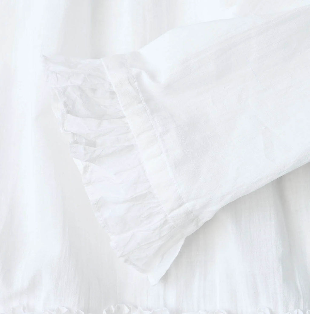 Khadi x Feather Khadi Silk Peplum Frill de T-shirt
