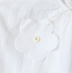 Khadi x Feather Khadi Silk Peplum Frill de T-shirt