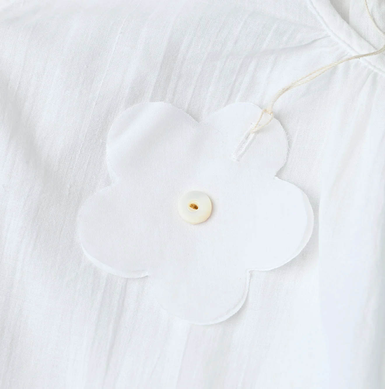 Khadi x Feather Khadi Silk Peplum Frill de T-shirt