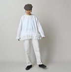 Khadi x Feather Khadi Silk Peplum Frill de T-shirt