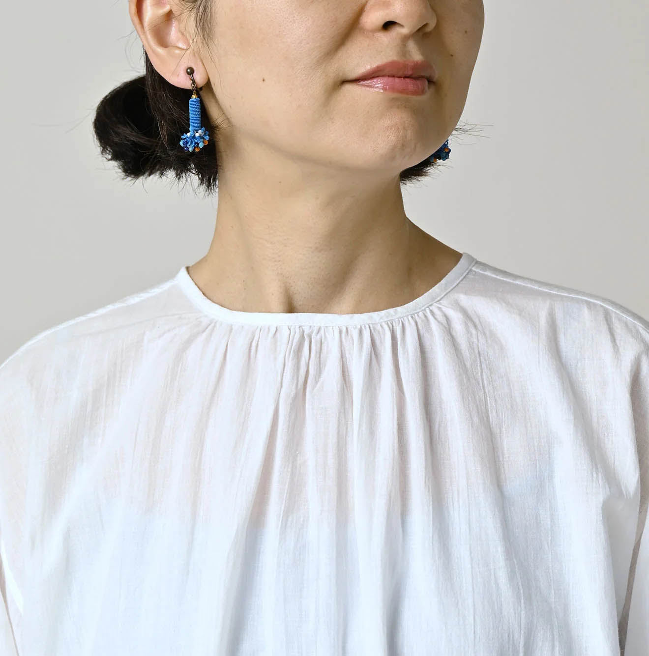 Khadi x Feather Khadi Silk Peplum Frill de T-shirt