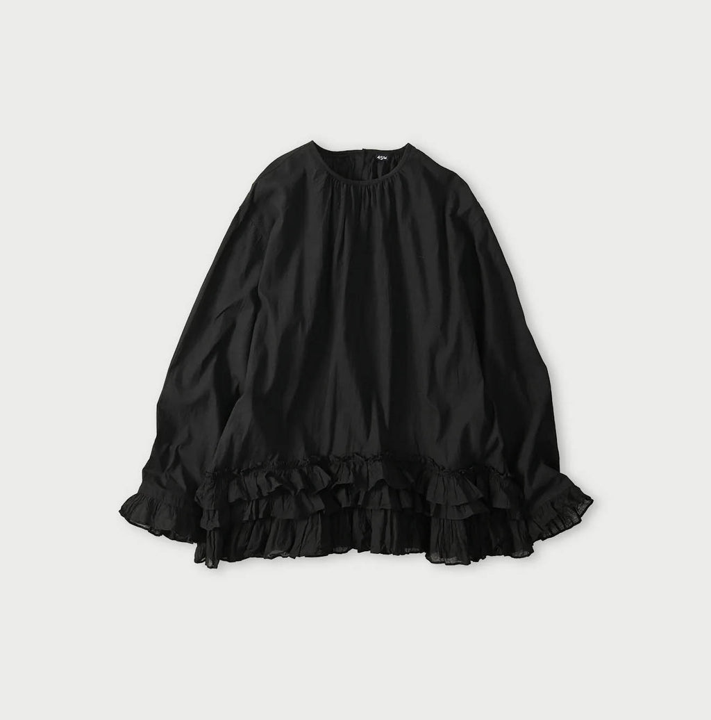 Khadi x Feather Khadi Silk Peplum Frill de T-shirt
