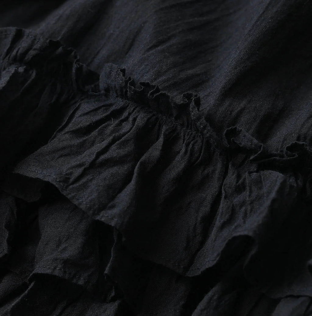 Khadi x Feather Khadi Silk Peplum Frill de T-shirt