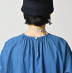 Ai Khadi x Feather Khadi Silk Peplum Frill de T-shirt
