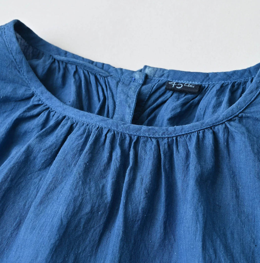 Ai Khadi x Feather Khadi Silk Peplum Frill de T-shirt