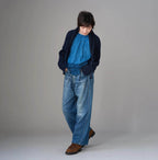 Ai Khadi x Feather Khadi Silk Peplum Frill de T-shirt