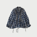 Indian Ai Flannel Mix Patchwork Frill Cache-Coeur