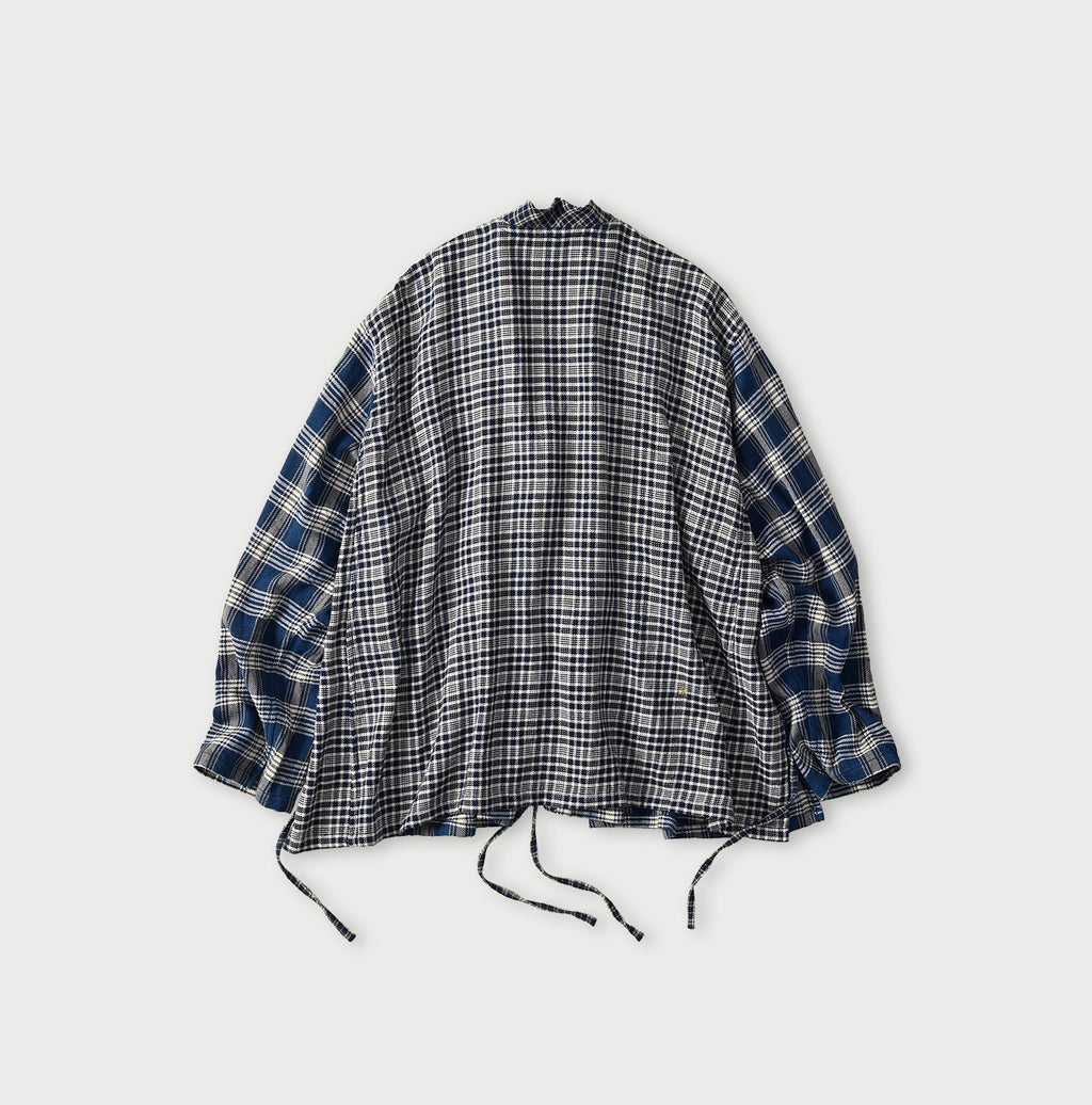 Indian Ai Flannel Mix Patchwork Frill Cache-Coeur