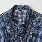 Indian Ai Flannel Mix Patchwork Frill Cache-Coeur