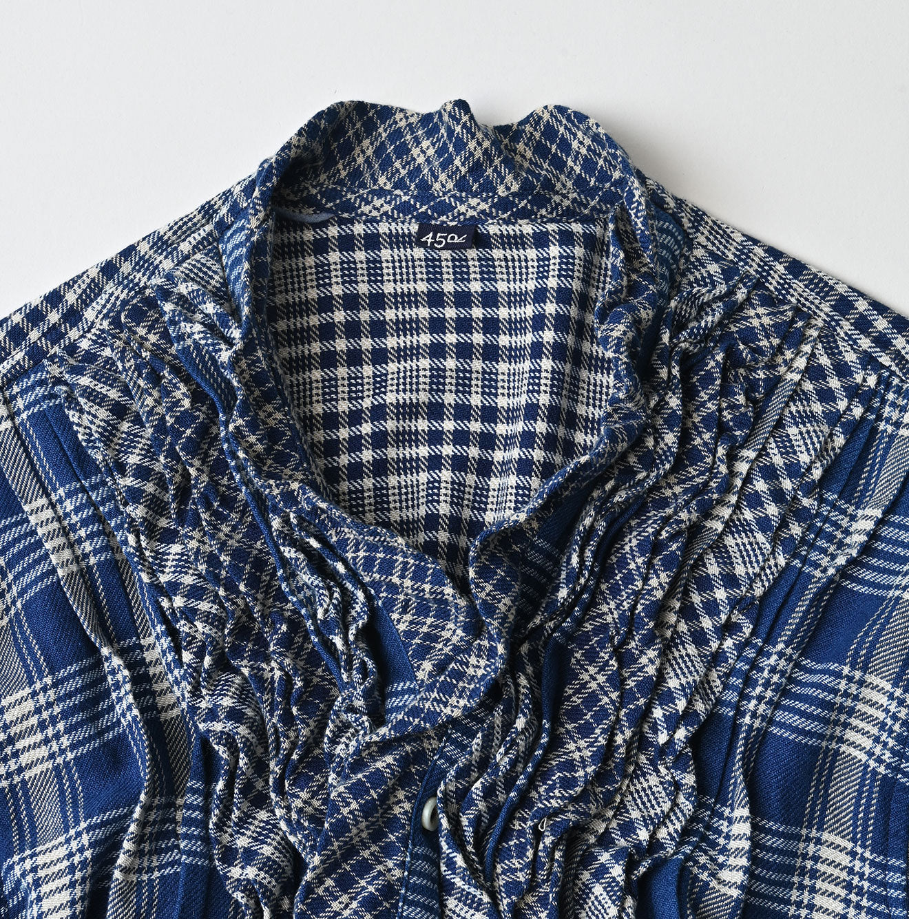 Indian Ai Flannel Mix Patchwork Frill Cache-Coeur
