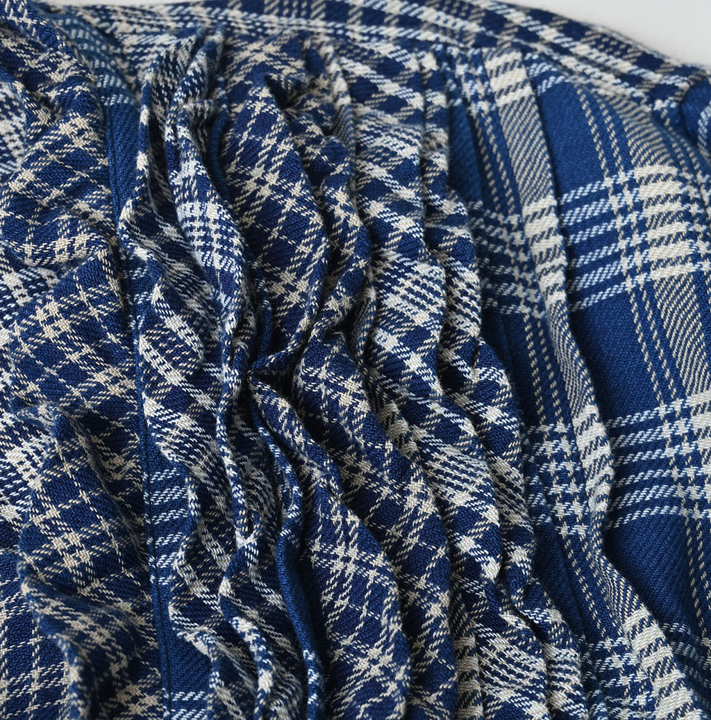 Indian Ai Flannel Mix Patchwork Frill Cache-Coeur