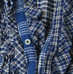 Indian Ai Flannel Mix Patchwork Frill Cache-Coeur