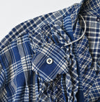 Indian Ai Flannel Mix Patchwork Frill Cache-Coeur
