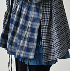 Indian Ai Flannel Mix Patchwork Frill Cache-Coeur