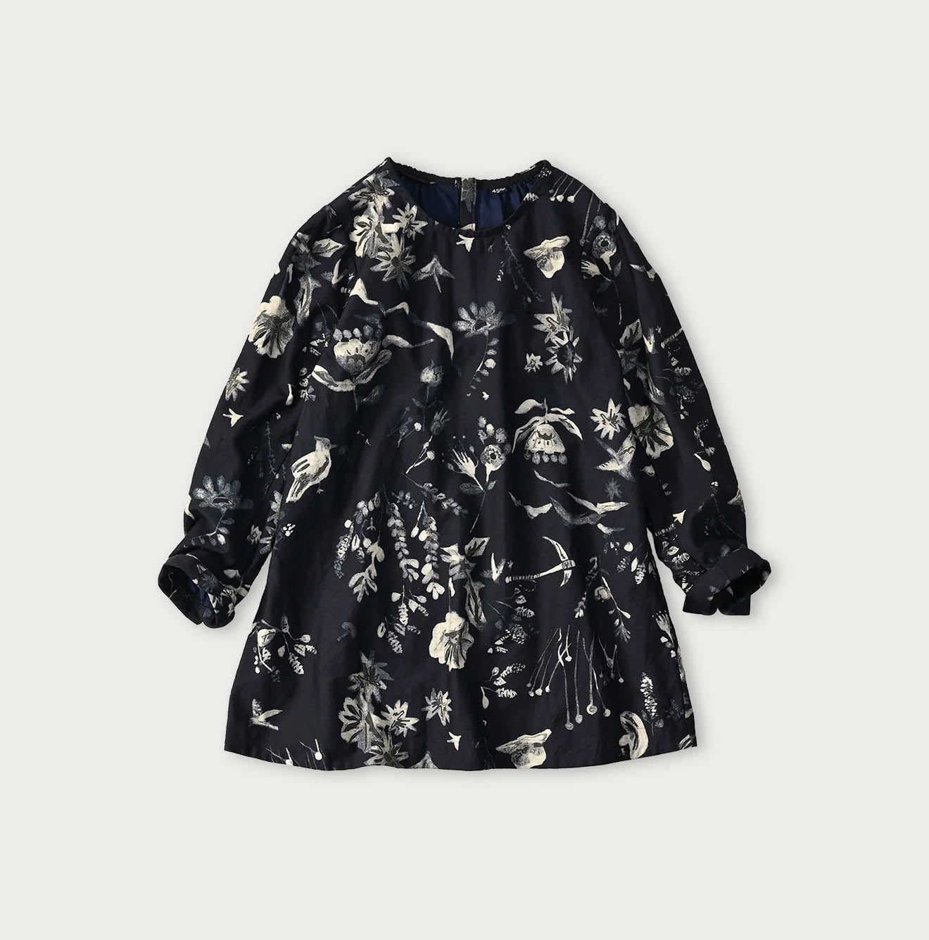 Indigo Donkey Tale Print Blouse