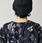 Indigo Donkey Tale Print Blouse