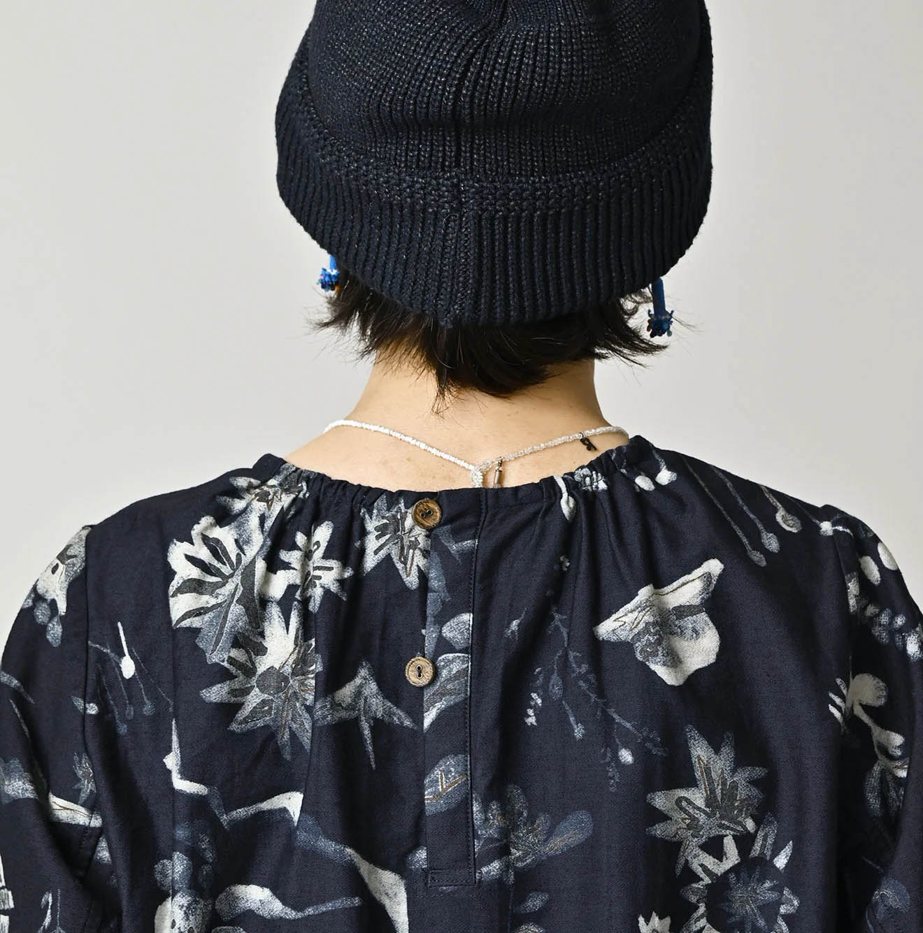 Indigo Donkey Tale Print Blouse
