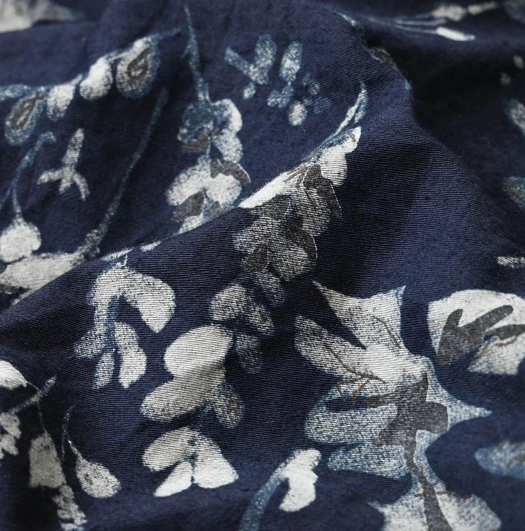 Indigo Donkey Tale Print Blouse