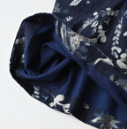 Indigo Donkey Tale Print Blouse