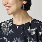 Indigo Donkey Tale Print Blouse