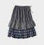 Indian Ai Flannel Mix Tiered Frill Petti Skirt