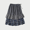 Indian Ai Flannel Mix Tiered Frill Petti Skirt