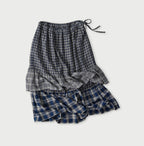 Indian Ai Flannel Mix Tiered Frill Petti Skirt