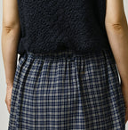 Indian Ai Flannel Mix Tiered Frill Petti Skirt