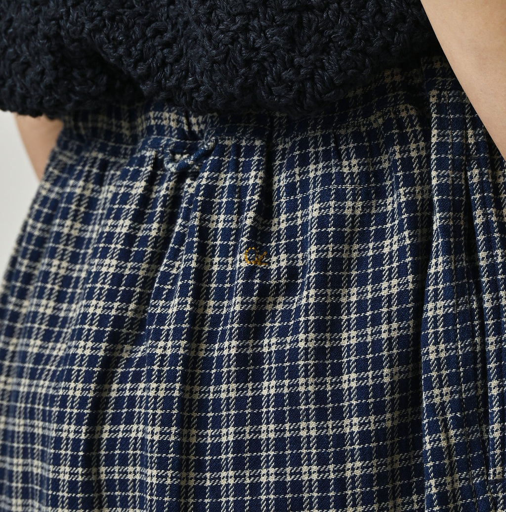 Indian Ai Flannel Mix Tiered Frill Petti Skirt