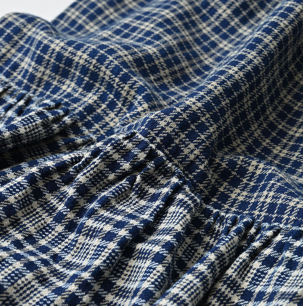 Indian Ai Flannel Mix Tiered Frill Petti Skirt