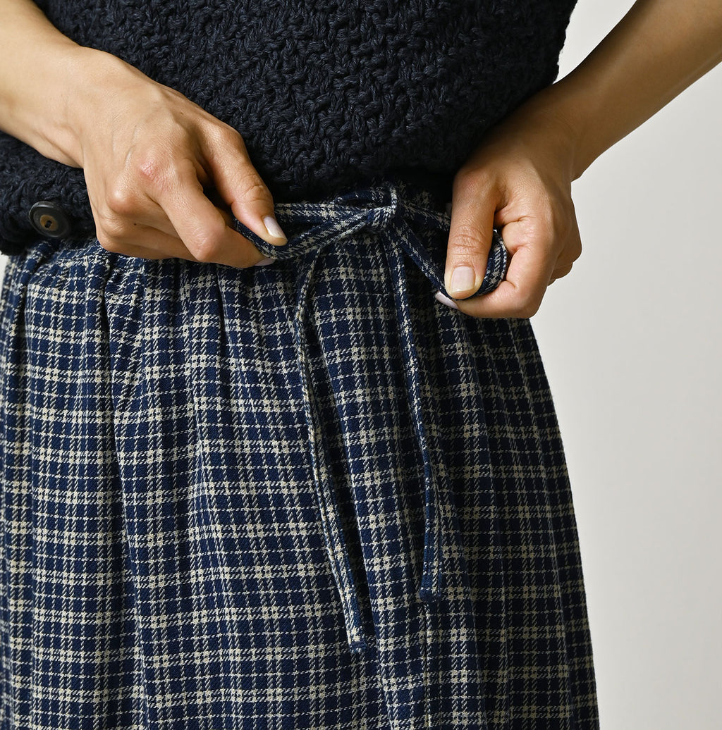 Indian Ai Flannel Mix Tiered Frill Petti Skirt