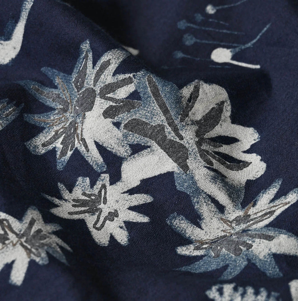 Indigo Donkey Tale Print Easy Apron Skirt