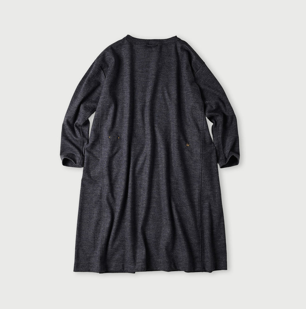 Jersey Flannel Dress Back