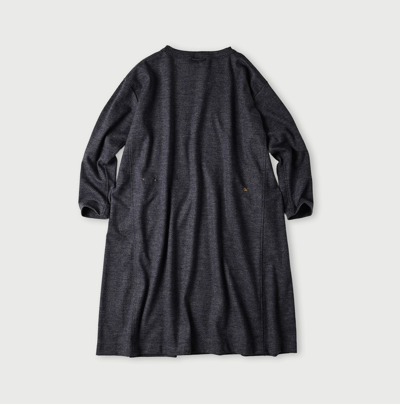 Jersey Flannel Dress Back