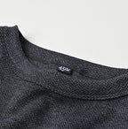 Jersey Flannel Dress Herringbone Detail